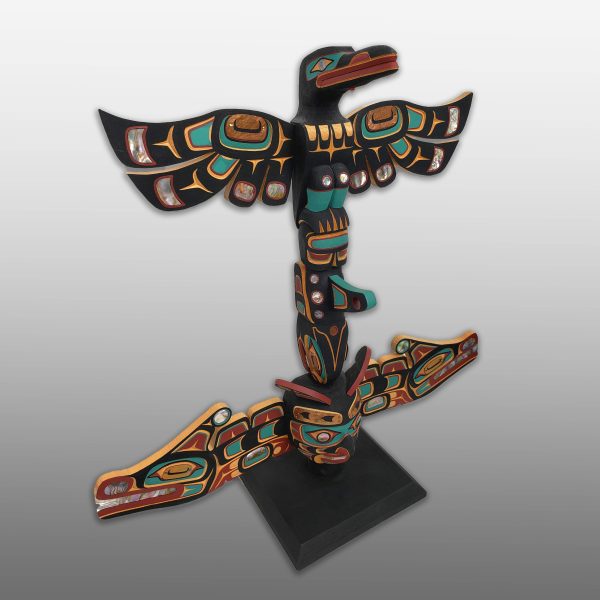 Raven Whale and Sisiutl Totem Pole Fashion