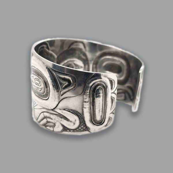 Haida Raven Steals the Light Repoussé Bracelet Online Hot Sale