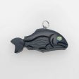 Haida Salmon Argillite Pendant Online now