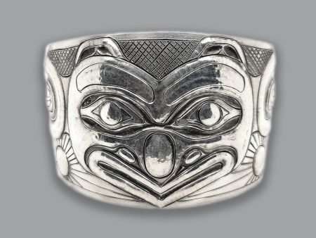 Haida Raven Steals the Light Repoussé Bracelet Online Hot Sale