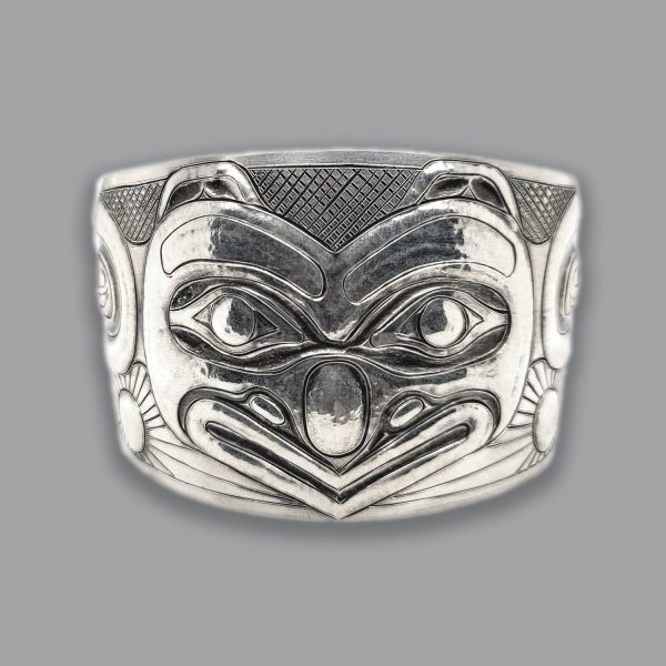 Haida Raven Steals the Light Repoussé Bracelet Online Hot Sale