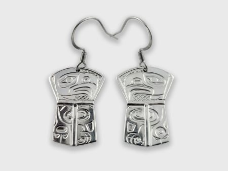 Silver Eagle Copper Earrings Discount