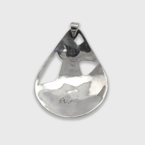 Cutout Orca Silver and Gold Pendant on Sale