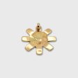 Gold Sun Pendant Hot on Sale