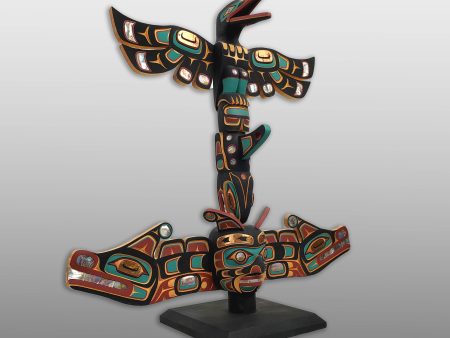 Raven Whale and Sisiutl Totem Pole Fashion