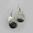 Haida Abstract Silver Earrings Hot on Sale