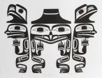 Three Watchmen Haida Print on Sale