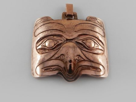 Haida Copper Repoussé Eagle Pendant Fashion