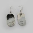 Haida Abstract Silver Earrings Hot on Sale